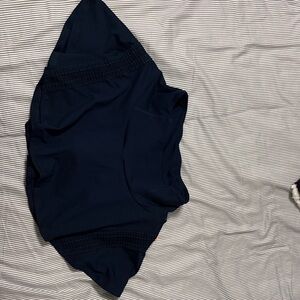 Free People Navy Pleats and Thank you Skort